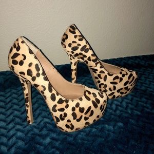 Leopard Print Steve Madden Heels